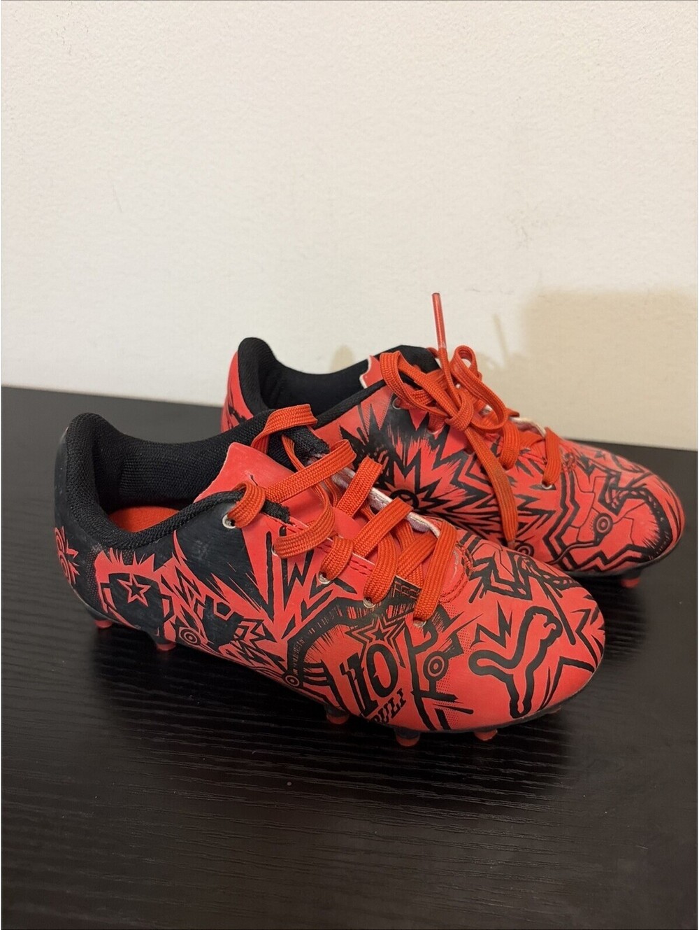 Puma Christian Pulisic Tacto II Soccer / Football Cleats 107500-01 Youth 10 Red